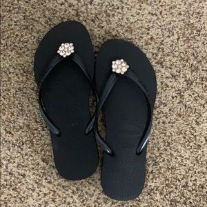 Havaianas black flip flop